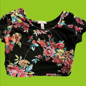 Flower crop top